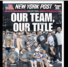 🏆 NEW YORK POST JUNE 15 2026 KNICKS OUR TEAM OUR TITLE NEWSPAPER CHAMPIONS 🏆 picture