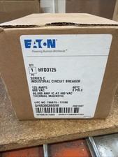 EATON HFD3125 BREAKER 3POLE 125A 600V 65KAIC NEW IN BOX picture