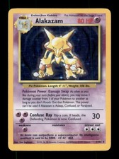 Alakazam Holo Rare Base Set 001/102 LP picture