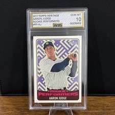 Topps 2017 Aaron Judge Rookie Performers #RP-AJ AGS 10  picture