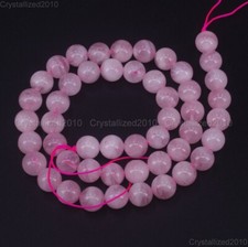 Natural Madagascar Rose Quartz Gemstone Round Beads 4mm 6mm 8mm 10mm 12mm 15.5