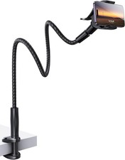 Lamicall Gooseneck Phone Holder Bed - [Nylon Braided] Flexible Arm, 38inch Overa picture