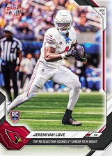 2026 Topps Now NFL #15 Jeremiyah Love RC Arizona Cardinals 1st NFL TD PRESALE picture