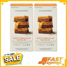 Williams Sonoma Gooey Pumpkin Bar Baking Mix, Set of 2, NEW, FreeShipping picture
