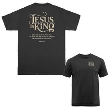 Jesus Is King John 14:6 Christian Faith Cross Religious T-shirt picture