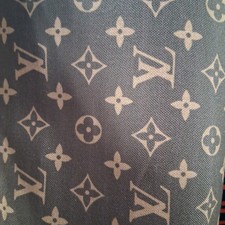 1 yard pre owned used fabric print Canvas No Stretch From Bags And Jackets  picture
