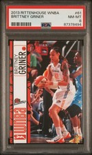 2013 RITTENHOUSE WNBA #61 BRITTNEY GRINER PSA 8 RC Future HOF Rare Low POP picture