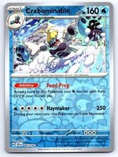 Crabominable 042/142 Uncommon Stellar Crown Pokemon Reverse Holo NM picture