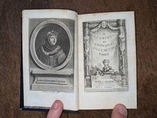 antique book-Il Decamerone di Giovanni Boccaccio Volume 1 - 1789 picture