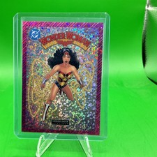 2026 Upper Deck Platinum DC Wonder Woman Cover Variant VC75 Pink Crystals /5 picture