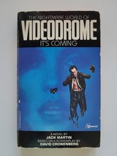 1983 VIDEODROME DAVID CRONENBERG MOVIE NOVELIZATION PAPERBACK JACK MARTIN 1ST picture