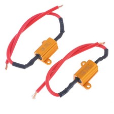 2PCS 39 Ohm 10W Watt 5% Gold Tone Aluminum Housed Resistor picture