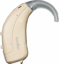 2xSignia Fun SP Severe TO Profound 6 Channel BTE Hearing Aid+Extra Ear Hooks L&R picture