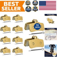 10 Count Sintered Brake Pads for Enhanced Safety on Dirt Bikes - Easy Install picture