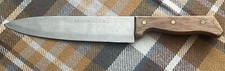 VTG ARMSTRONG FORGE Chef Knife 8”Blade Stainless w/ Wood Handle Japan picture