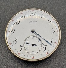 1912 Elgin National Watch Co 12S Pocket Watch Movement-Grade 314-15 Jewel picture