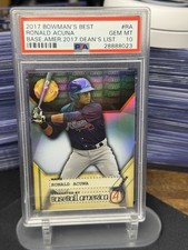 2017 Bowman's Best - Baseball America's 2017 Deans List Ronald Acuña Jr.... picture