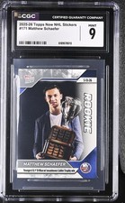 2025-26 Topps Now NHL Stickers #171 Matthew Schaefer CGC 9 NY Islanders picture