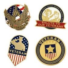 PinMart's Salute to Our Veterans 4-Pin Set picture