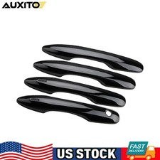 For Toyota Corolla 2020-2025 Gloss Black Exterior Door Handle Cover Snap-on 4x picture