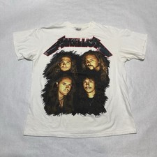 Vtg 1991 Metallica Wherever I May Roam T Shirt XL singe stitch Brockum stage 90s picture