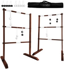 SWOOC Games - Premium Wooden Ladder Ball Game Set (Weather Resistant) - 10 Ga... picture