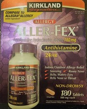 Kirkland Aller-Fex Antihistamine 180 Tablet Allergy Relief (Exp Date: 01/2027) picture