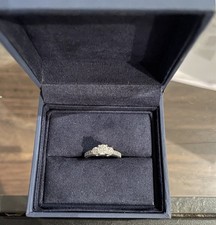 Natural Diamond Bridal Ring Platinum 1 CTW VS2+ I+ Vintage Costco Appraisal picture