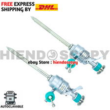 2pc 5mm/7mm Laparoscopic Spiral Trocar Cannula Laparoscopy Surgery Instruments picture