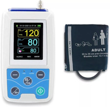 CONTEC ABPM50 24 Hour Ambulatory Blood Pressure Patient Monitor Adult NIBP Cuff picture