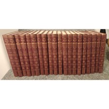 Vintage 1953 The Book of Knowledge Complete 20 Volume Set Deluxe Leatherette picture