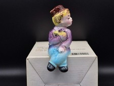 Vintage Colonial Shelf Sitter Pepper Shaker, Boy picture