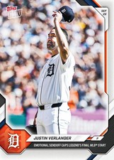 ⚾️ Justin Verlander FINAL MLB START 2026 MLB Topps NOW Card #726 TIGERS PREORDER picture