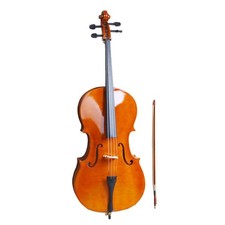 Professional Cello 4/4 Full Size BassWood Set with Bag+Bow+Rosin+Bridge With Bag picture