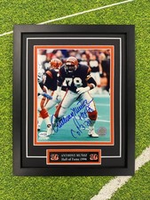 Anthony Munoz Signed 8x10 Photo Jsa Auto Custom Framed Cincinnati Bengals picture