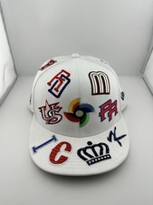 New Era WBC World Baseball Classic All Over Print 59FIFTY Fitted Hat Sz 8 picture