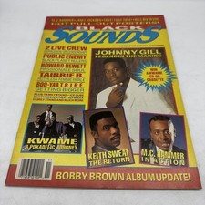 RARE BLACK SOUNDS MAGAZINE NOV 90 HAMMER, PUBLIC ENEMY, 2 LIVE CREW, BOOYA TRIBE picture
