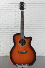 Washburn Comfort G10CE Acoustic-electric Guitar - Sunburst picture