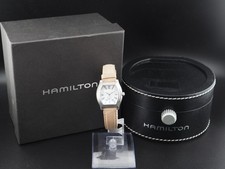 Vintage N MINT Hamilton Dodson 051110 Shell Dial Small Seconds Qz Womens Watch picture
