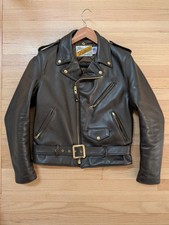 Schott 618 Leather Jacket Steerhide Brown USA - 40 - Excellent Conditon picture