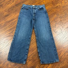 Citizens of Humanity Jeans Womens 30 Wide Leg Medium Wash Denim Annina 31x29 picture