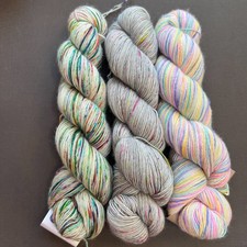 MADELINETOSH TOSH MO LIGHT YARN - 3 Skeins Wool/Mohair 420 Yds picture
