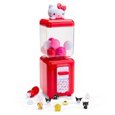 13pc FAO Schwarz Sanrio Hello Kitty Toy Vending Machine Throwback Play Stand picture