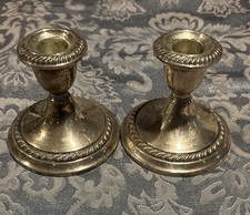 Gorham #667 Sterling Silver Candle Stick Holders Set picture