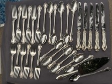 Westmorland Sterling Silver George & Martha Washington Set 24 Pieces, c. 1940 +7 picture