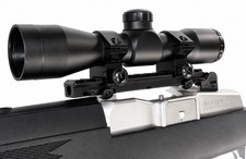 Trinity 4x32 Scope & Picatinny Base for Ruger Mini-14 Mini-30 | Mil-Dot | Alumin picture