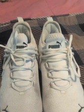 PUMA MEN'S AXELION CROSS TRAINER SHOES SNEAKERS WHITE BLACK SIZE 10.5 picture