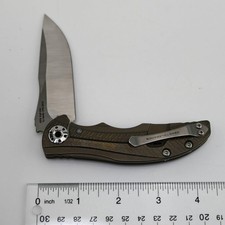 Zero Tolerance 0609 Bronze Titanium Folding Pocketknife RJ Martin CPM 20CV USA picture