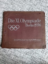 1936 Berlin Olympics Photo Book - Die XI. Olympiade, Rare German Edition picture