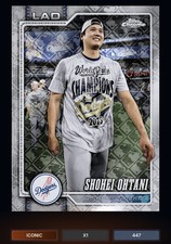 DIGITAL 2026 Topps Chrome Baseball Shohei Ohtani World Series Logofractor SP picture